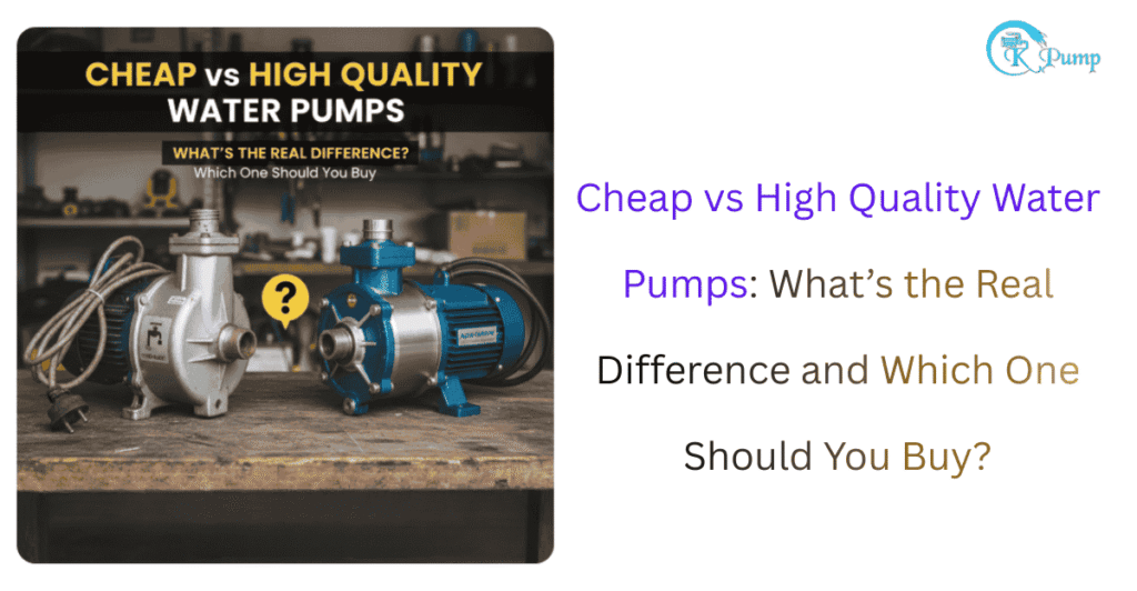 Cheap vs High Quality Water Pumps